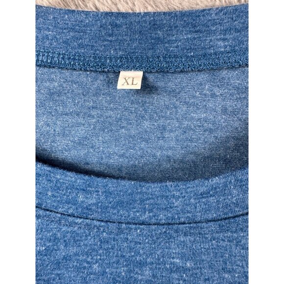 Teacher Graphic T-Shirt "Teach Love Inspire" Blue - Picture 2 of 7